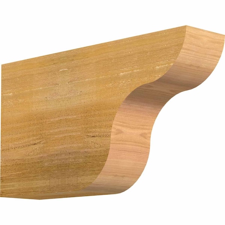 Ekena Millwork Carmel Rough Sawn Rafter Tail, Western Red Cedar, 4"W x 10"H x 18"L RFT04X10X18CAR00RWR